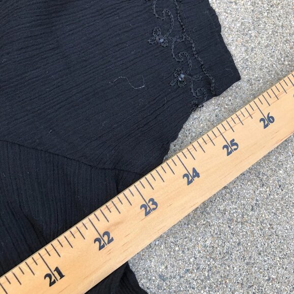 PINEAPPLE COVE Tunic Dress 2X Women Black Short Sleeve Pullover Swim Cover Shirt - Picture 7 of 7